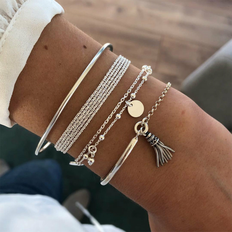 Türkisfarbenes boho Armband