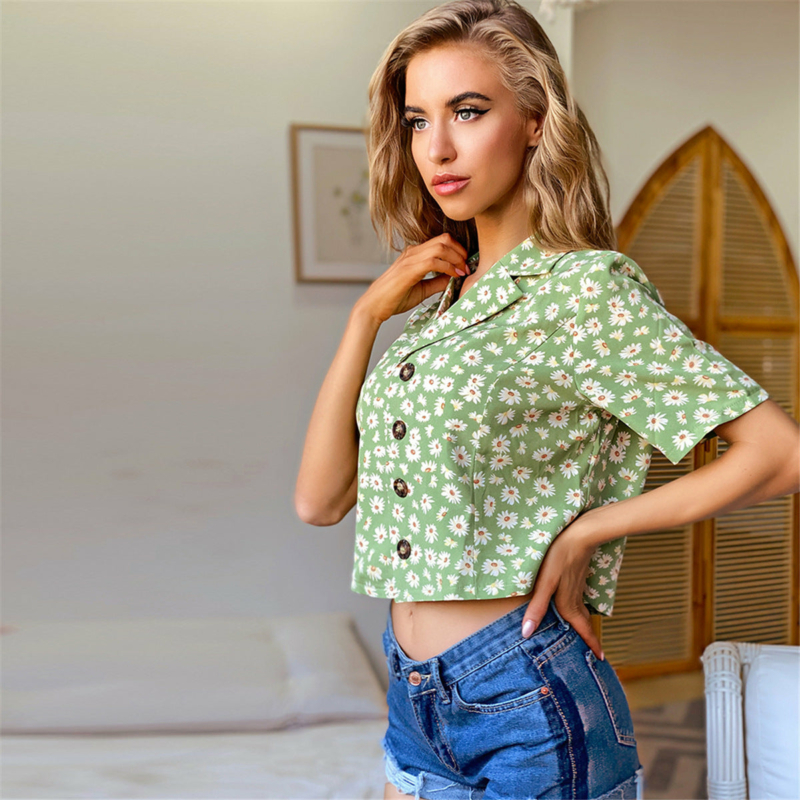 GEBLÜMTE BOHO BLUSE