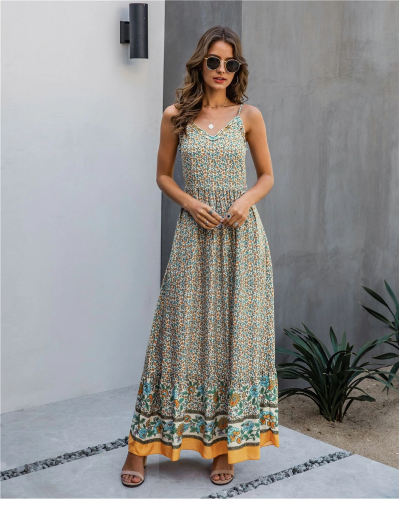 boho Sommerkleid Frau