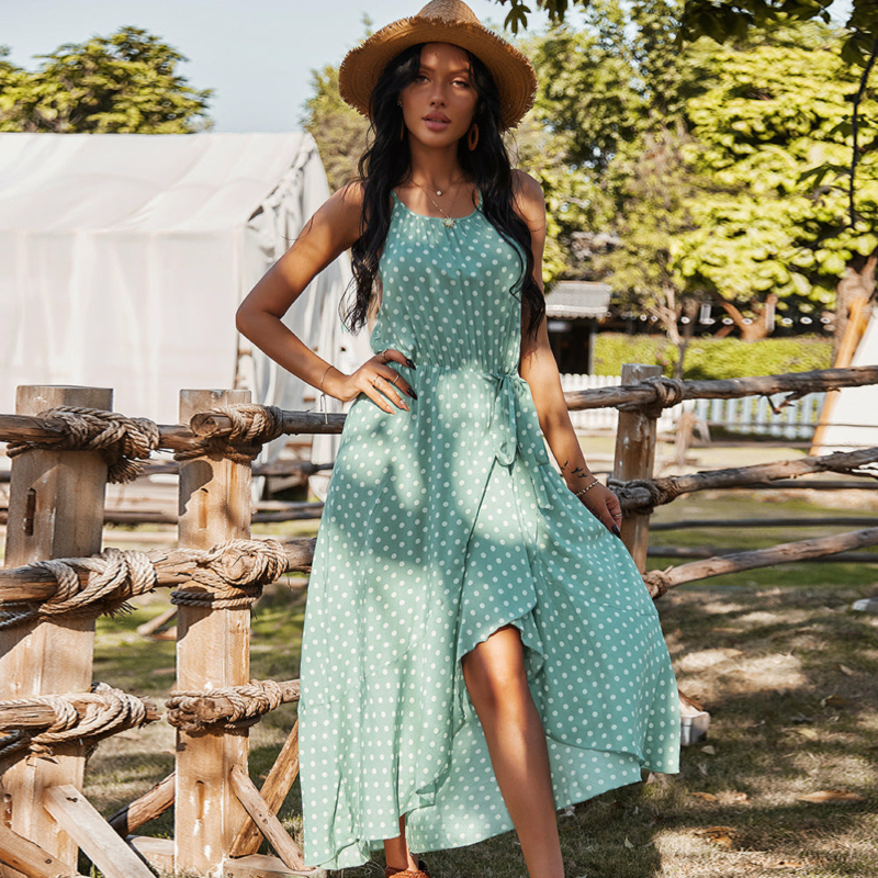 BOHO POLKA KLEID