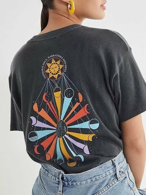 Boho Moon Cycle T-Shirt