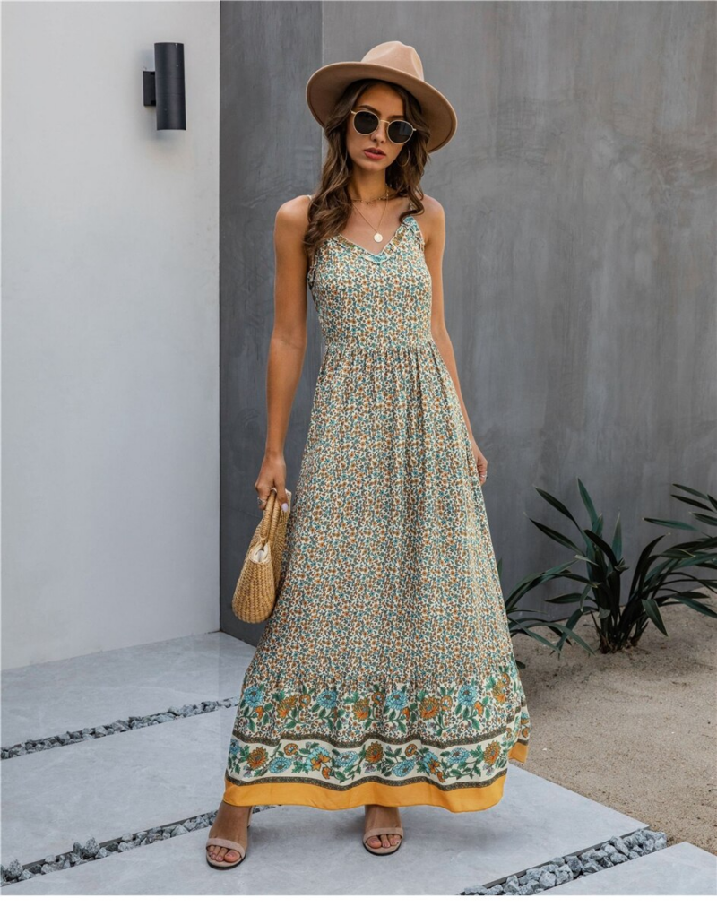 boho Sommerkleid Frau