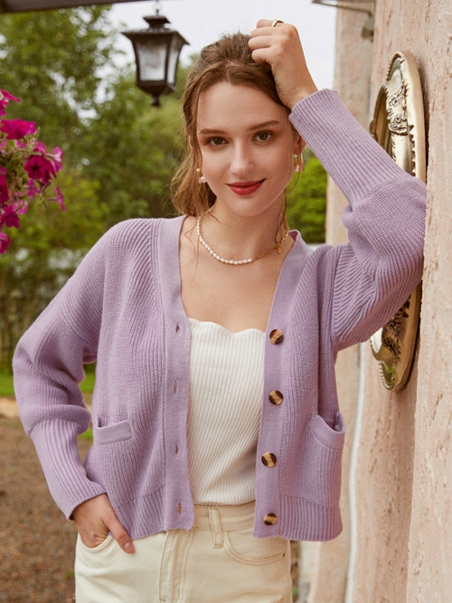 BOHO WESTE VIOLETT