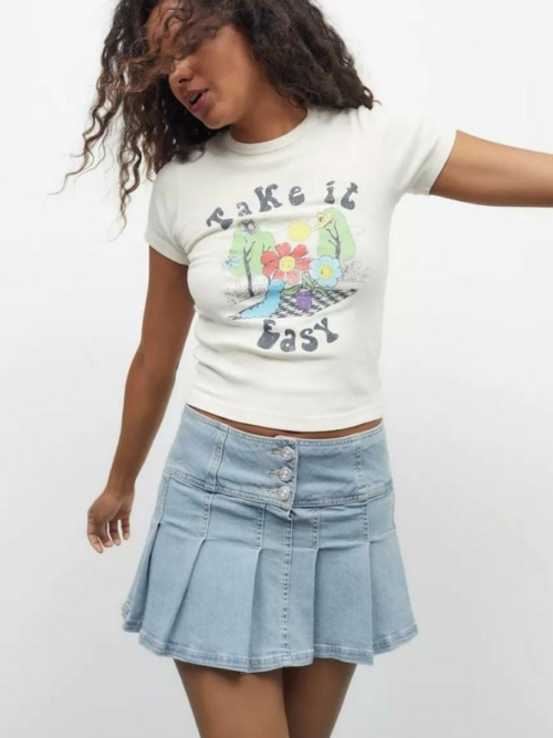 Boho Short Cut T-Shirt