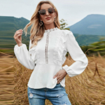 WEIßE BOHO SHIRT