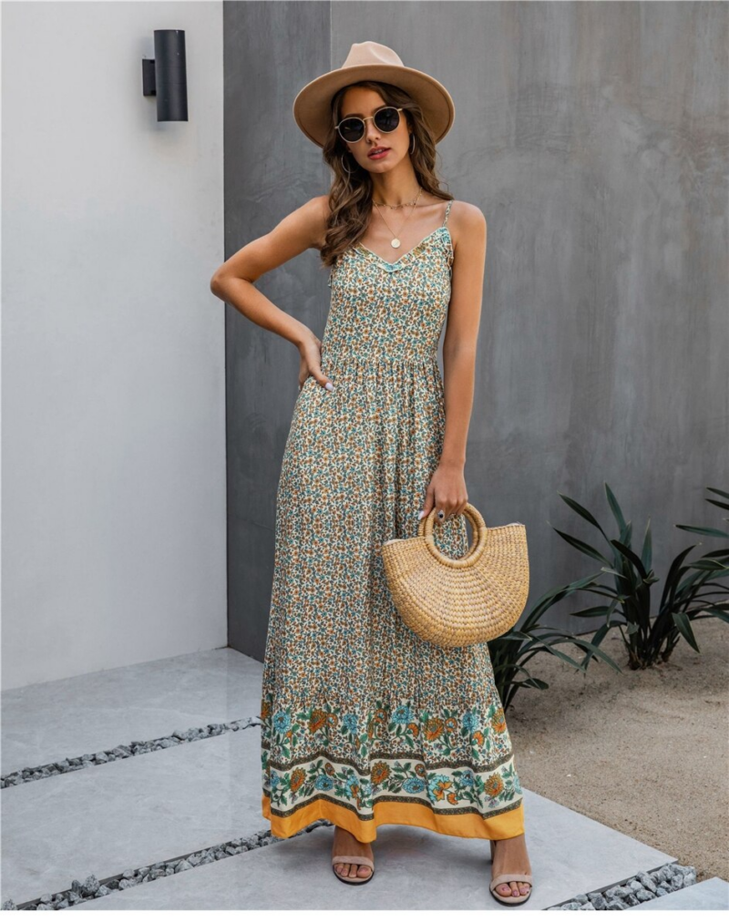 boho Sommerkleid Frau