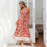 LANGES KLEID BOHO BLUMEN