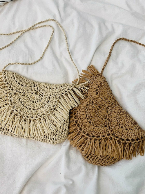 STROHTASCHE boho CHIC