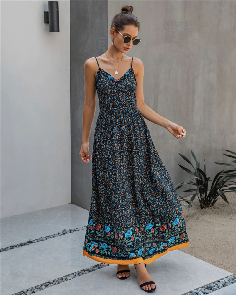 Langes Kleid Strand Hippie