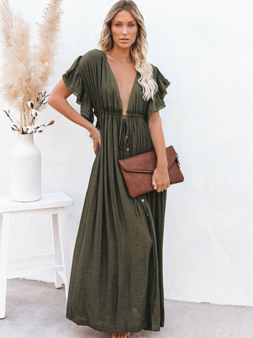 boho Sommerkleid Lang