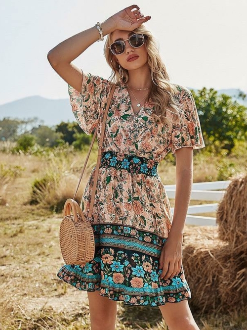 Boho Kleid Flower