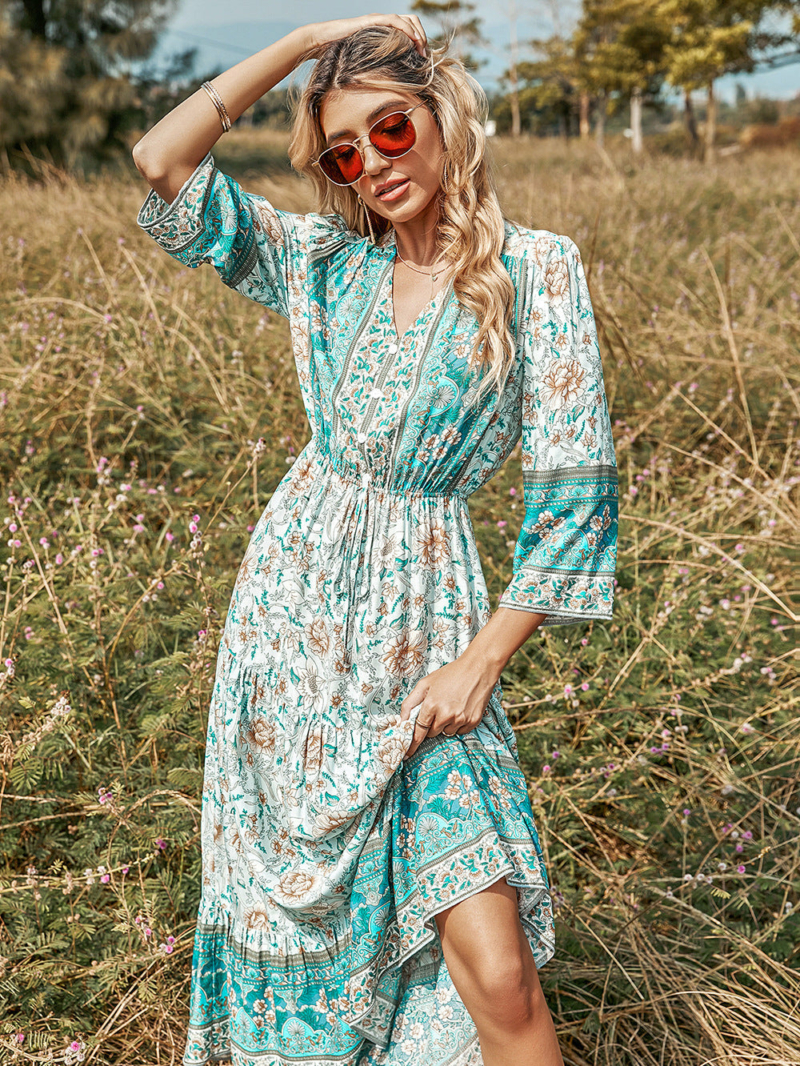 BOHO EMPIRE KLEID