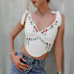 CROP TOP BOHO romantisch