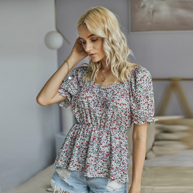 BOHO SHIRT BLUMEN