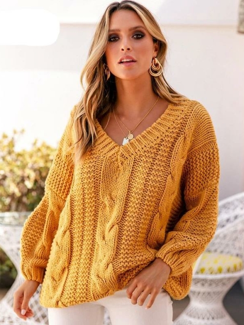 boho Chic Pullover Frau