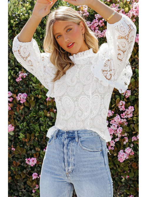 BOHO BLUSE aus Spitze