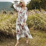 Boho Kleid Lang A Blume