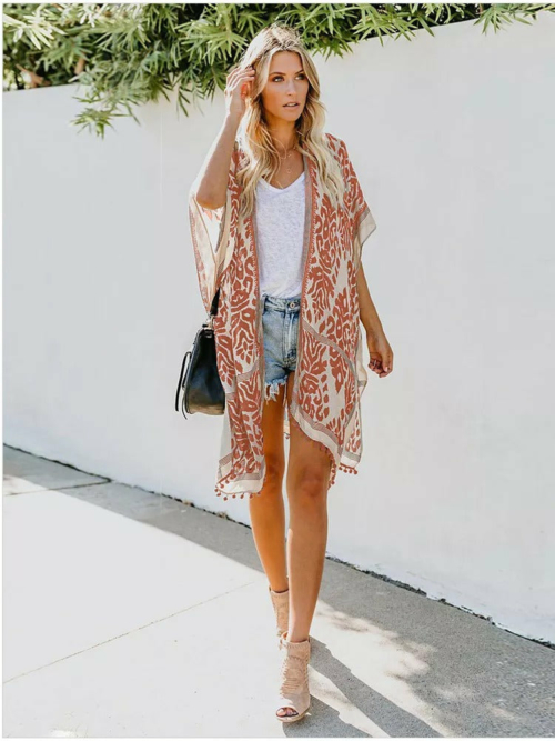 KIMONO IM boho CHIC STIL