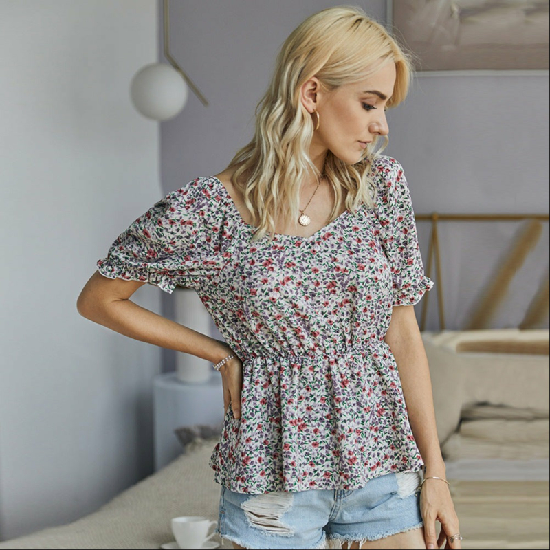 BOHO SHIRT BLUMEN