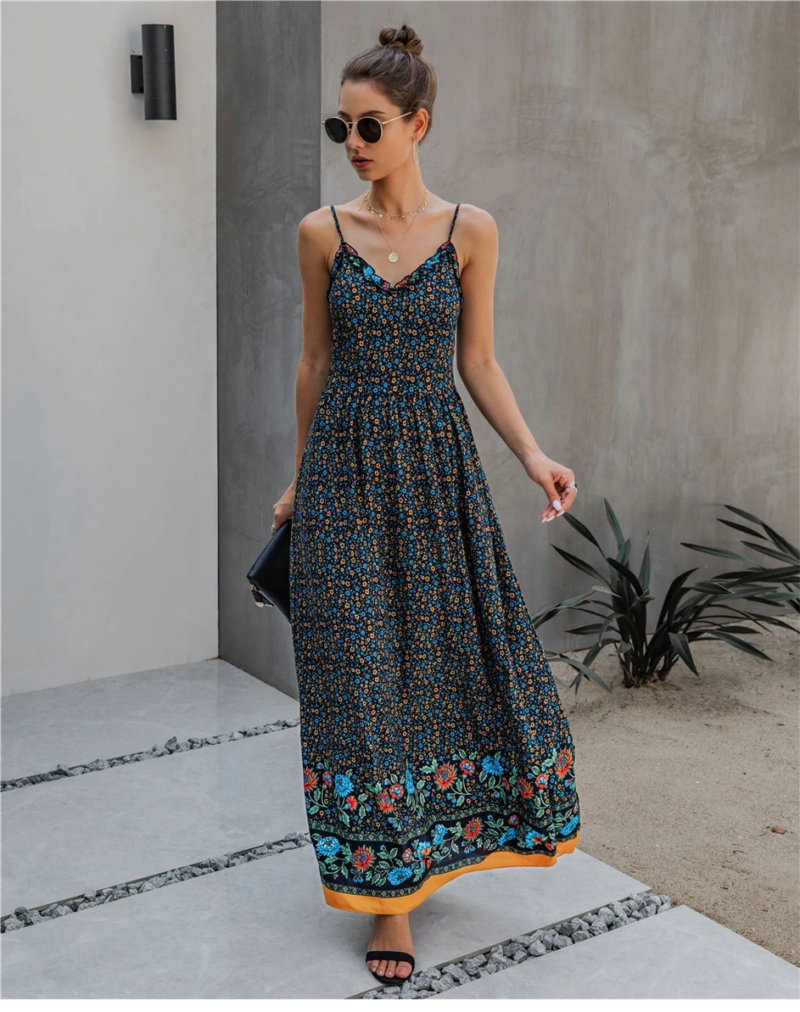 Langes Kleid Strand Hippie