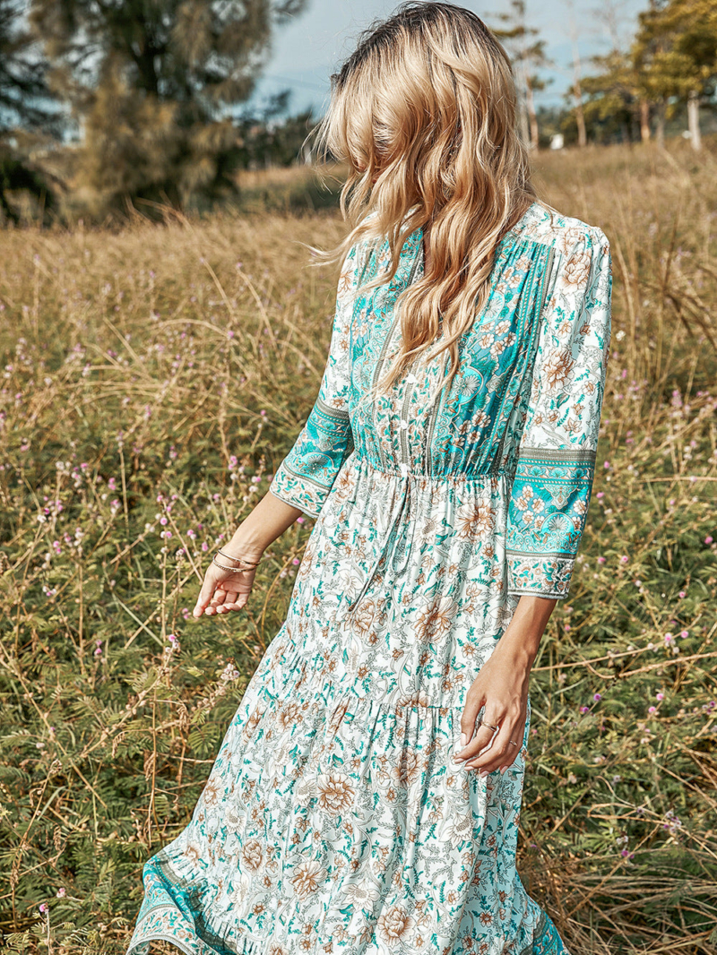 BOHO EMPIRE KLEID