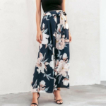 Boho Chic Hose mit Blumenmuster