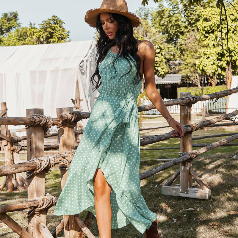 BOHO POLKA KLEID