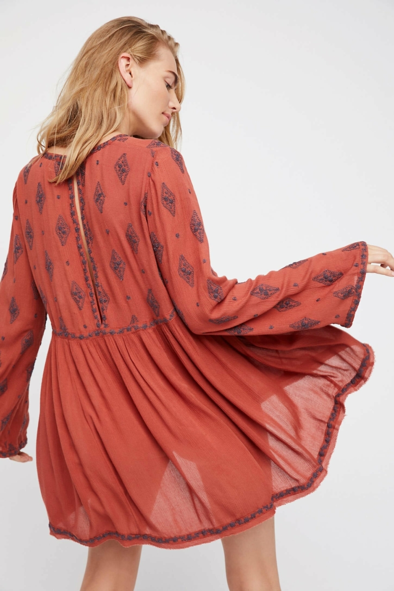 boho Long Bluse