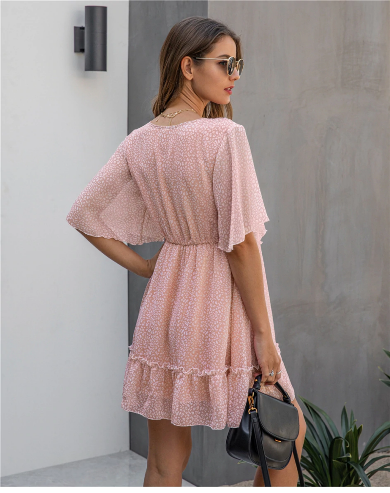 boho Chic boho Dress Powder Pink