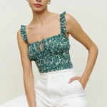 BOHO CROP TOP Blumenmuster