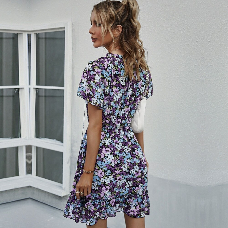 Romantisches Boho  Blumenkleid