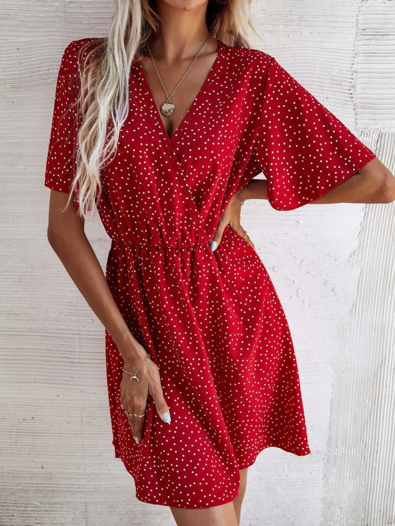 Rotes Sommerkleid