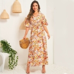 Orientalisches Boho Kleid Blume